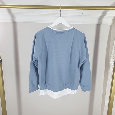 Zara mavi sweatshirt