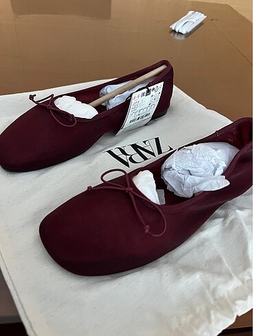 37 Beden bordo Renk Zara file babet