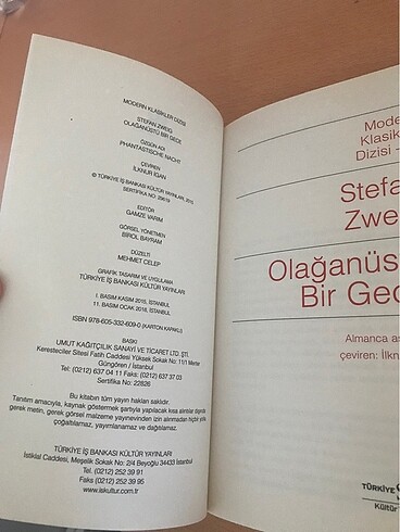  Olağanüstü bir gece- Stefan Zweig