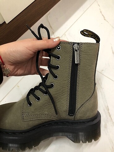 36 Beden haki Renk Dr Martens Jadon Leather Platform