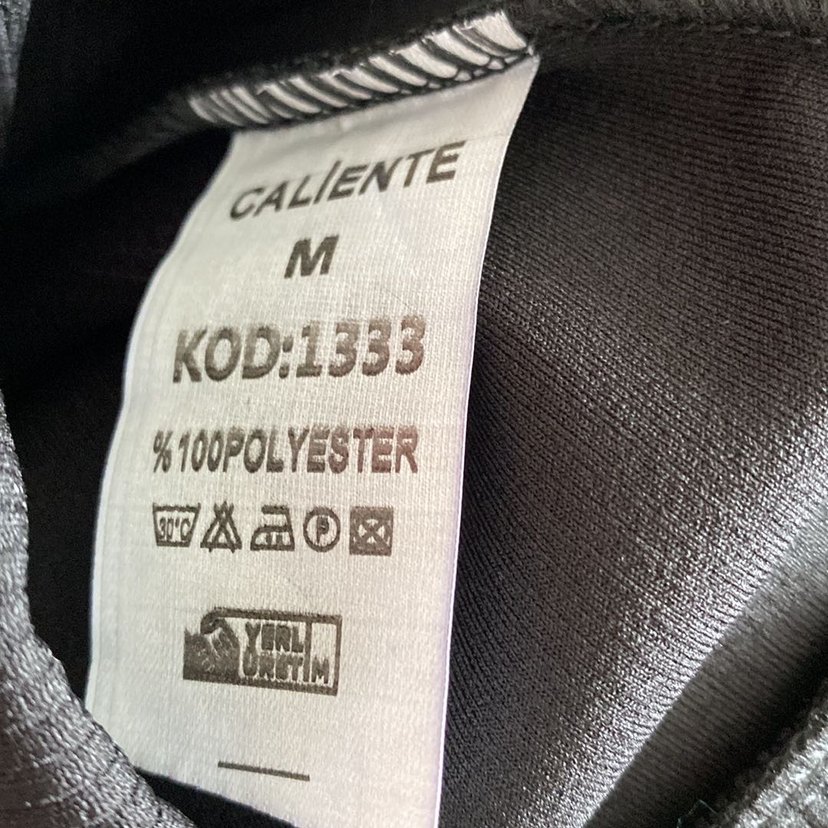 Siyah Elastik Kadın Tayt - Görsel 3