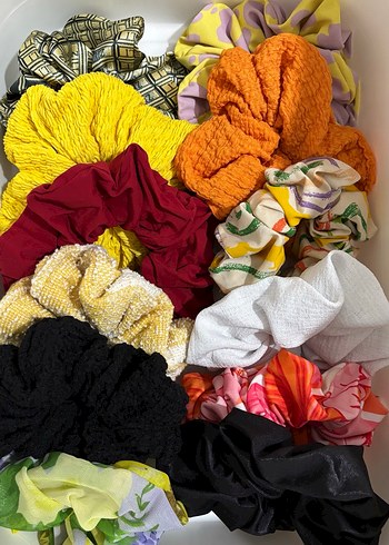 Renkli Elastik Saç Tokaları Seti - Görsel 2