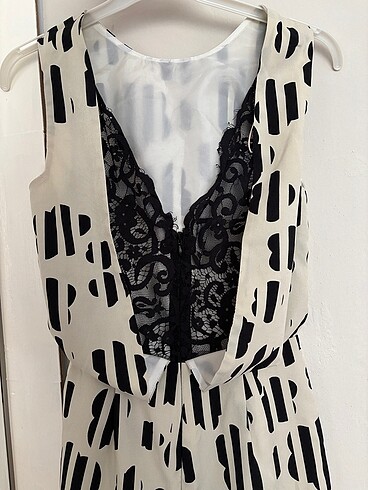 Topshop Mini sırt dekolteli tulum