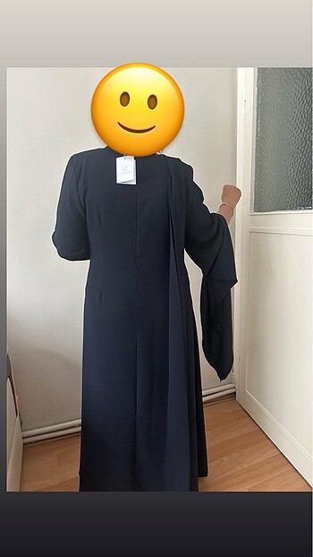 42 Beden lacivert Renk Abiye Elbise