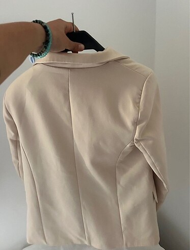 40 Beden Trendyol bej blazer