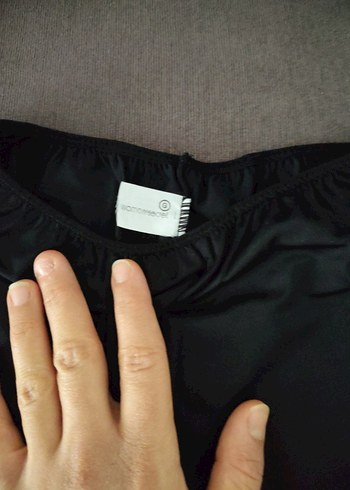 Siyah Mini Spor Şort - Görsel 3