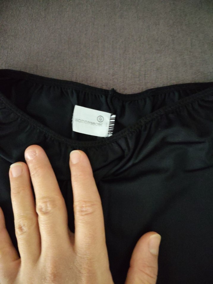 Siyah Mini Spor Şort - Görsel 3