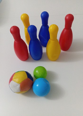 Renkli Bowling Oyuncak Seti - Görsel 3