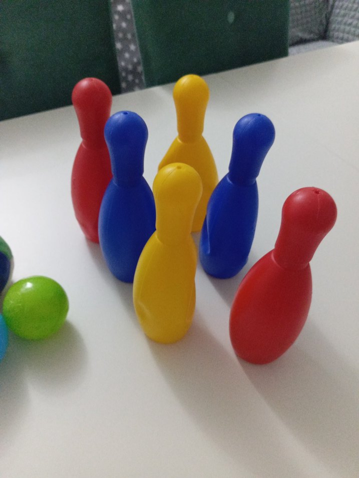 Renkli Bowling Oyuncak Seti - Görsel 2