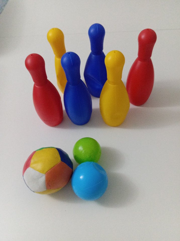 Renkli Bowling Oyuncak Seti - Görsel 3