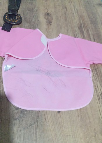 Pembe Baskılı boyama önlüğü - Görsel 4