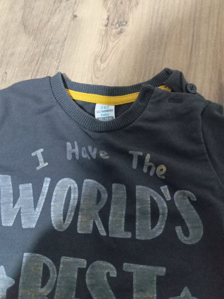 Gri Erkek Çocuk Baskılı Sweatshirt - Görsel 2