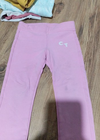 Kız Çocuk Pembe Streç Tayt toplu fiyatı - Görsel 3