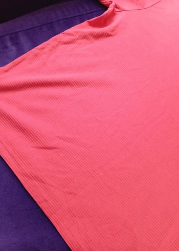 Düğmeli Pembe Kısa Kollu Polo Tişört - Görsel 4