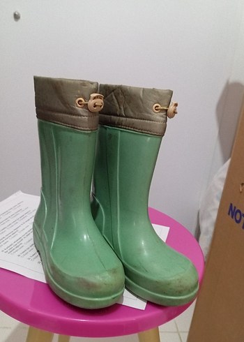 LC Waikiki Mint Yesili Cocuk Yagmur Cizmesi