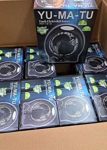 Yu-Ma-Tu Fanlı Elektrikli Isıtıcı MSY1818 Siyah - Görsel 2