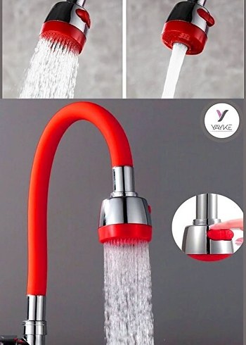 Mavi Esnek Mutfak Musluğu Başlığı - Görsel 2