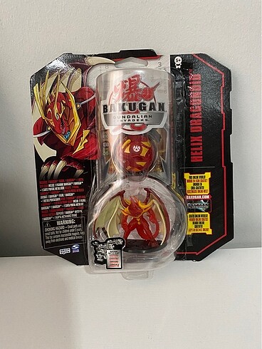 Bakugan Translucent Pyrus Helix Drago