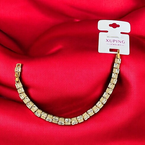 Xuping vip taşlı bileklik (rose)