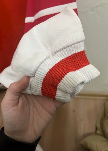 Kırmızı Beyzbol Tarzı Kadın Ceket - Görsel 7