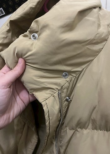 Bej Düğmeli Midi Kadın Yelek - Görsel 5