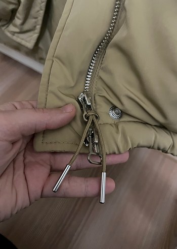 Bej Düğmeli Midi Kadın Yelek - Görsel 6