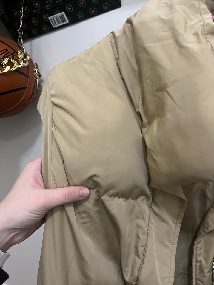 Bej Düğmeli Midi Kadın Yelek - Görsel 2