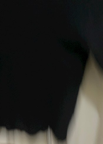 Siyah Uzun Kollu İnce Kadın Kazak - Görsel 3