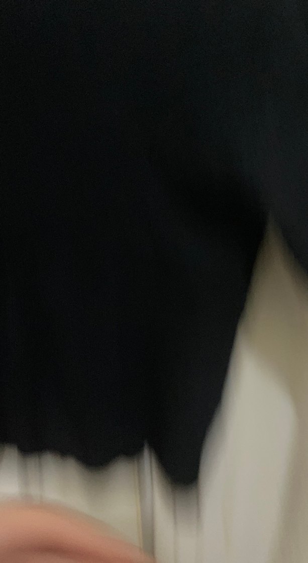 Siyah Uzun Kollu İnce Kadın Kazak - Görsel 3