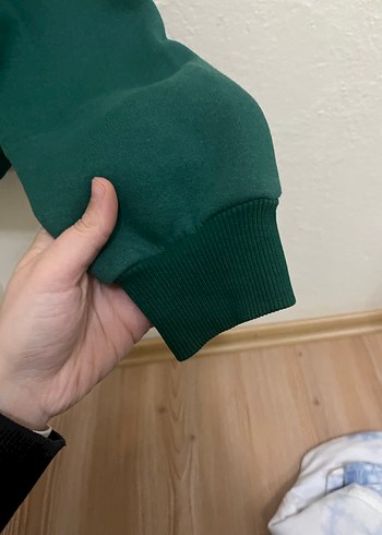 Düğmeli Yeşil Kadın Midi Ceket - Görsel 5