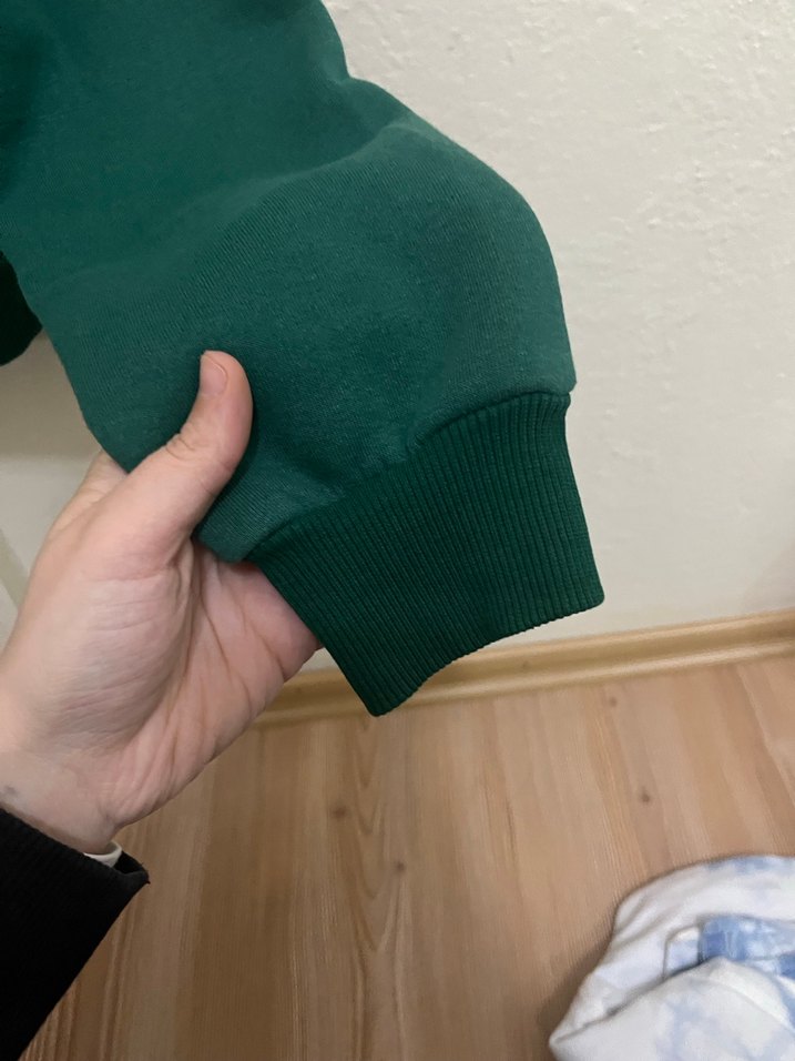 Düğmeli Yeşil Kadın Midi Ceket - Görsel 5