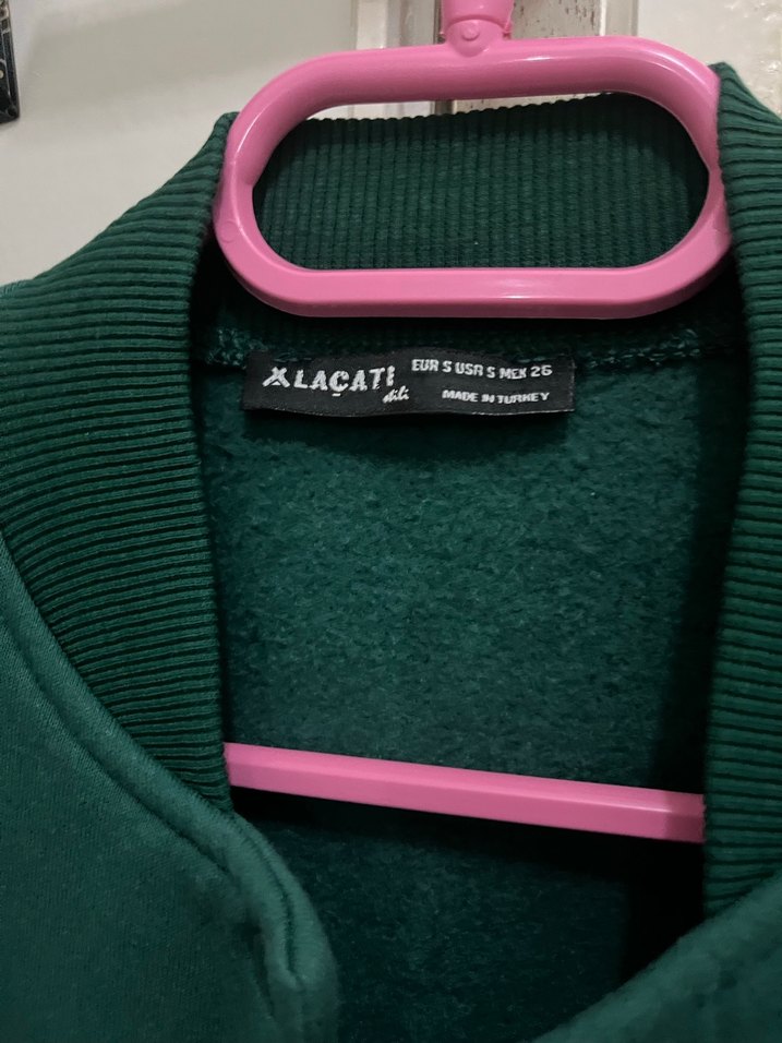 Düğmeli Yeşil Kadın Midi Ceket - Görsel 3