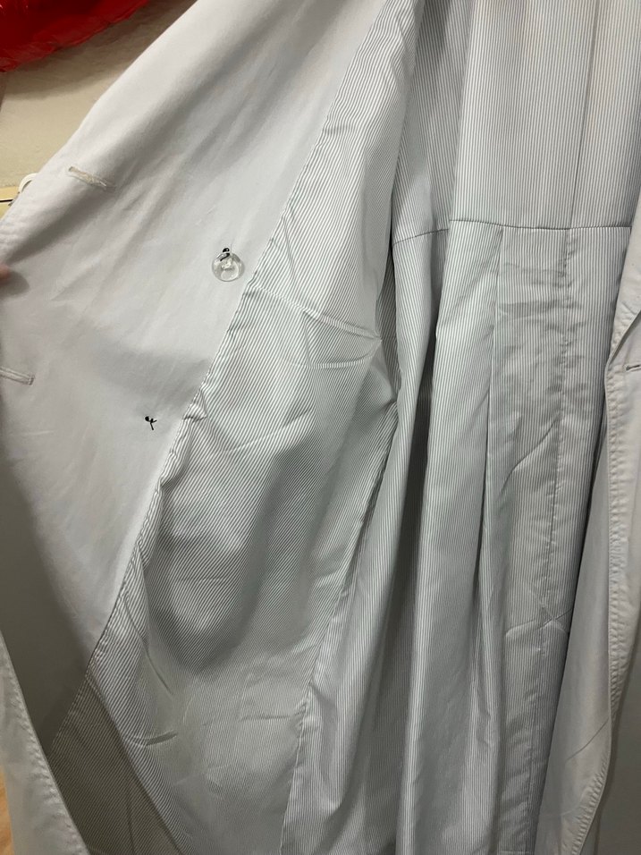 Gri Kemerli Uzun Kadın Trençkot - Görsel 3