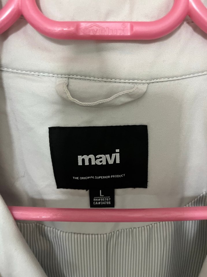 Gri Kemerli Uzun Kadın Trençkot - Görsel 4