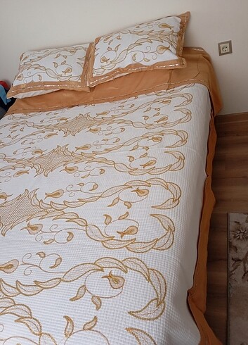 Karaca Home Pike takımı yatak örtüsü