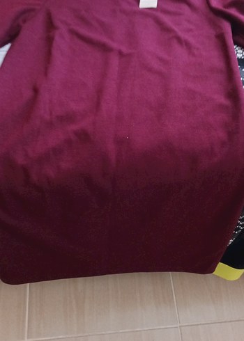 Bordo kadın elbise tunik
