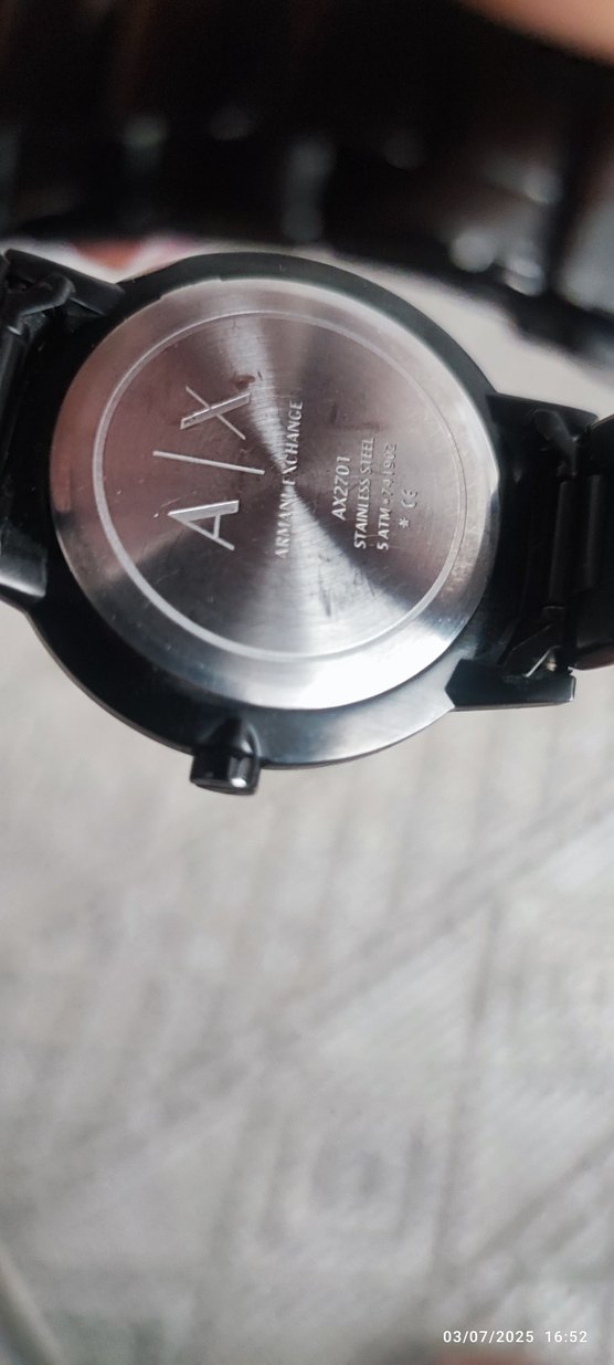 Armani Exchange Erkek Siyah Kol Saati - Görsel 2