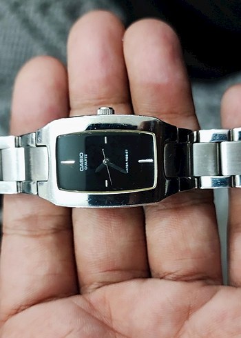 Casio Siyah Minimalist kadın Saat - Görsel 5