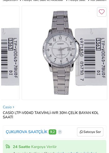 Gri Klasik Kadın Kol Saati - Görsel 7