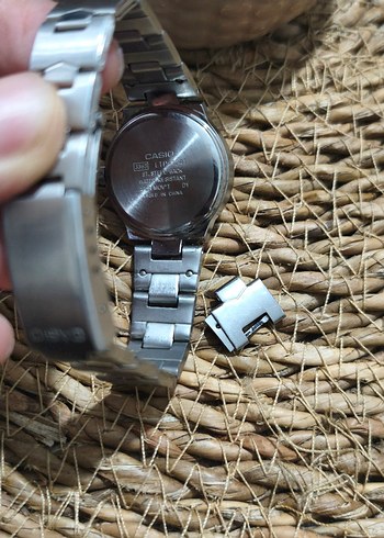 Bej Klasik Kadın Kol Saati Metal Kordonlu - Görsel 2