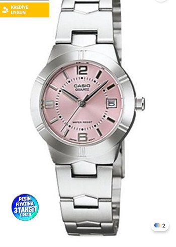 Bej Klasik Kadın Kol Saati Metal Kordonlu - Görsel 8