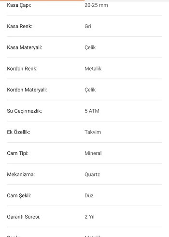 Bej Klasik Kadın Kol Saati Metal Kordonlu - Görsel 7