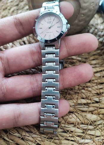 Casio Pembe Minimalist kadın Saati - Görsel 4