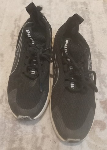 Siyah Puma erkek Spor Ayakkabı Velcro