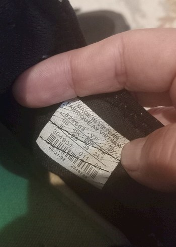 39 Beden Siyah Puma erkek Spor Ayakkabı Velcro