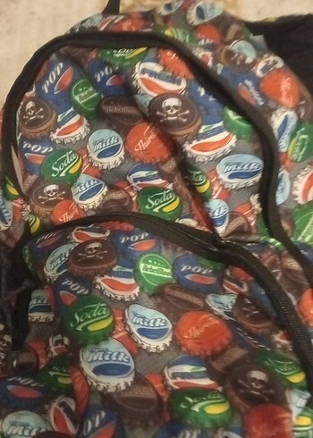 erkek cocuk Çok Renkli Baskılı Sırt Çantası - Görsel 2