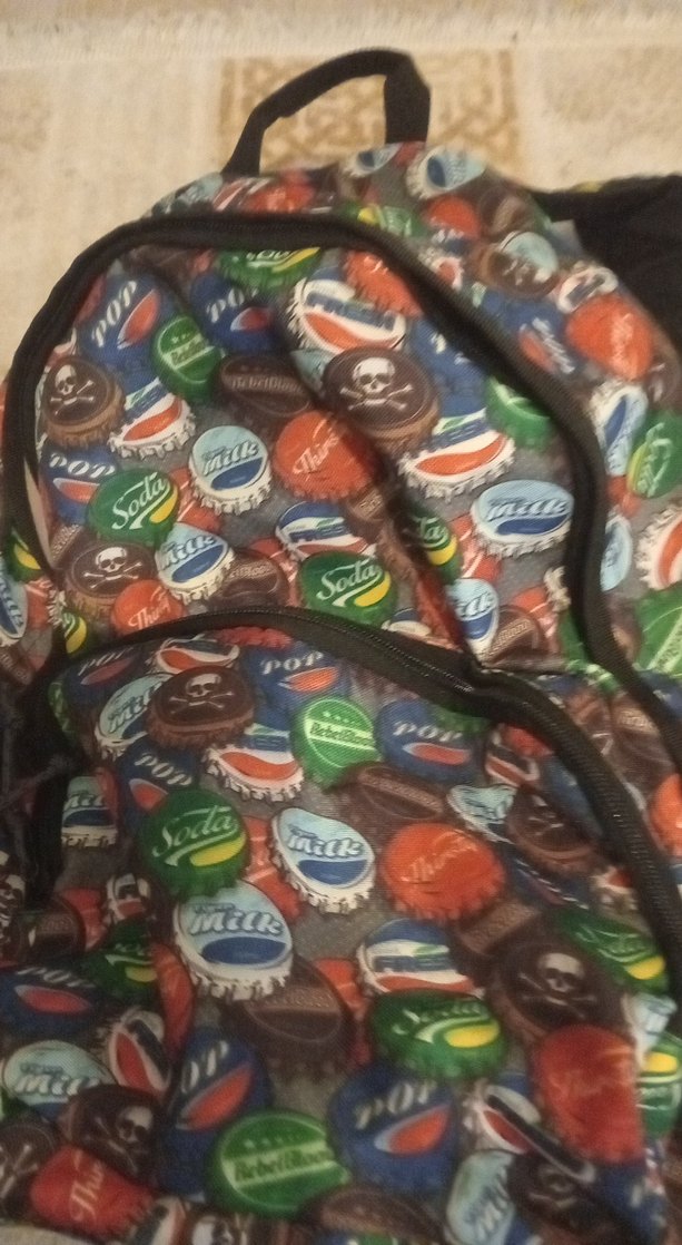 erkek cocuk Çok Renkli Baskılı Sırt Çantası - Görsel 2