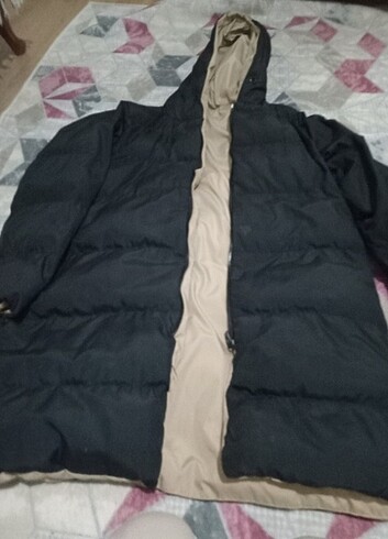 Çift taraflı mont xl xxl olur