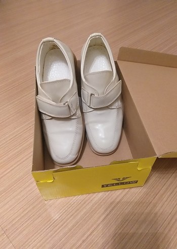 Krem Renk Tokalı Erkek Özel Gün Ayakkabısı - Görsel 9