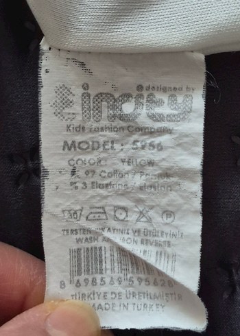 İncity Marka Sarı Desenli Mezuniyet Elbisesi - Görsel 8